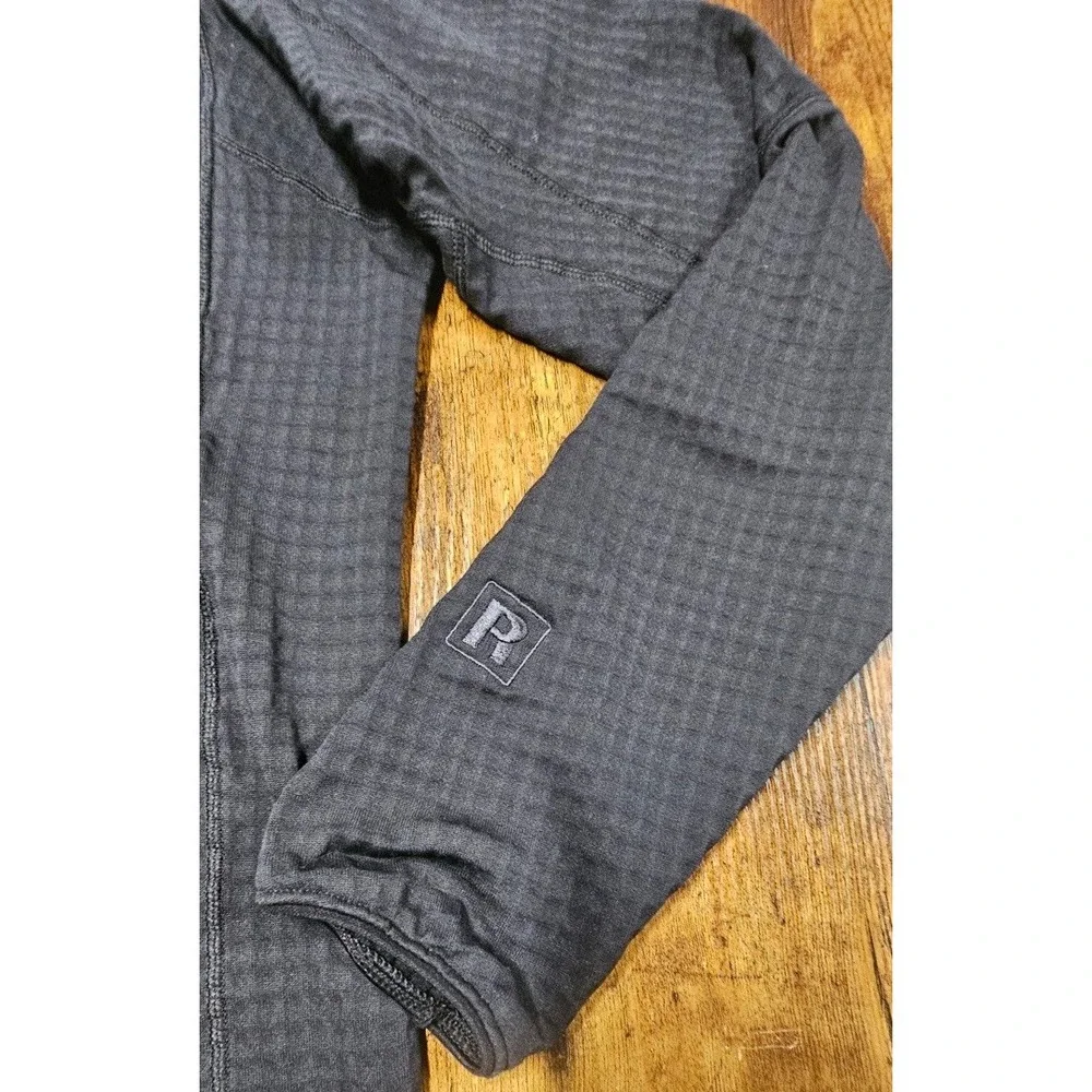 Patagonia Sweater Men Med Black R1 Regulator Fleece Pullover Half Zip Polartec